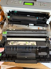 Brother printer drum + toner cartridge