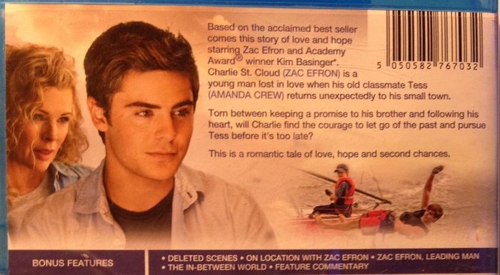 Charlie St. Cloud [2010] Zac Efron, Amanda Crew, Donal Logue, Charlie Tahan, Ray Liotta & Kim Basinger [Blu-ray Movie]
