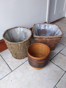 Weaved Plant Pots/Baskets (3)