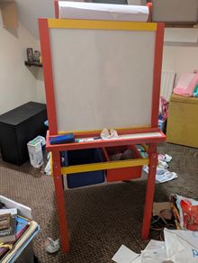 Dual sided Easel