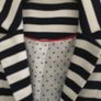 girls striped fitted blazer aged 9 Image 2