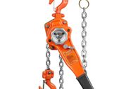 Manual Lever Chain Hoist, 3/4 Ton 748 kg Capacity 1.5m Come Along, G80 Galvanized Carbon Steel with Weston Double-Pawl Brake, Auto Chain Leading & 360 Rotation Hook, for Garage Factory Dock