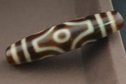 Antique 6 Eyes Hiamalayan Tibetan Agate Dzi Bead Amulet Pendant