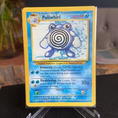 Pokemon Base set Poliwhirl 38/102 Near Mint Condition