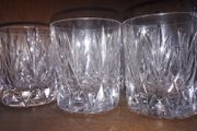 6 x crystal tumblers (small)