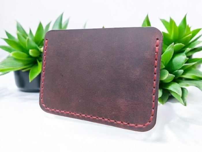 leather card holder