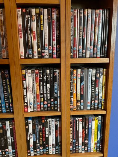 500+ DVDS and 5 IKEA Shelving Units