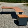 L-Shaped Office Desk & Drawers Image 3