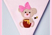 Beautiful Personalised Cotton Bunting