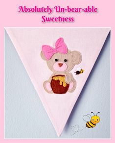 Beautiful Personalised Cotton Bunting