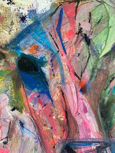 Original Abstract Painting Dublin Cow Painting