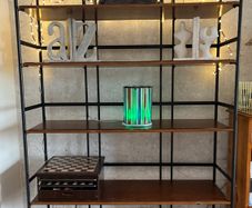 Antique Book Shelves - Iron and wood