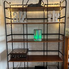 Antique Book Shelves - Iron and wood
