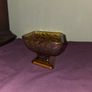 Indiana Glass Amber Footed candy dish Image 9