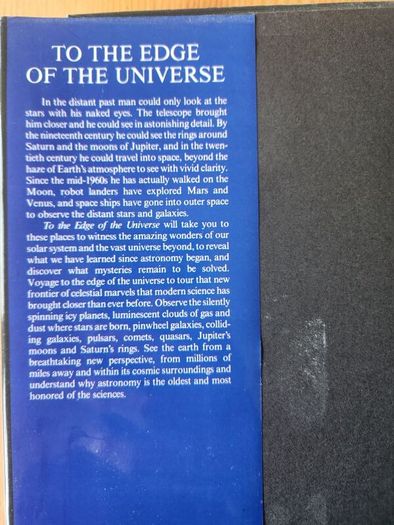 To The Edge Of The Universe.the Exploration Of Outer Space With Nasa. Large Volume Hardback With Dustjacket In Good Condition.
