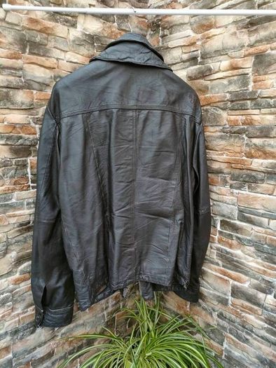 Men's Vintage Style Superdry leather jacket  Size L