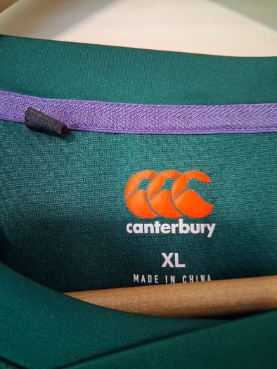 Ireland Rugby Jersey. Official Canterbury IRFU Mens Pre Match Warm Up Jersey. Collect In Dublin Or Receive Via Post.