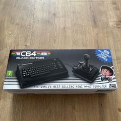 Commodore 64 , The C64 Mini Black Edition with 25 Games and Controllers