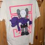 Mens off white x kaws designer t shirt shorts set Image 2