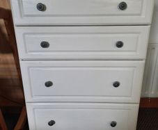 Large fitted bedroom wardrobe set with matching chest of drawers