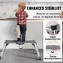 Folding Work Platform, 660 lbs Load Capacity, Aluminum Drywall Stool Ladder, Heavy Duty Work Bench w/ Non-Slip Feet, Ideal for Washing Vehicles, Cleaning, Painting, Decorating Image 3