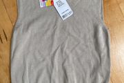 DPAM Du Pareil au Meme French beige tank top 7-8 years NEW