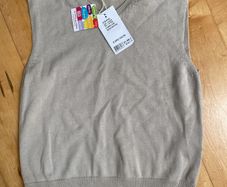 DPAM Du Pareil au Meme French beige tank top 7-8 years NEW