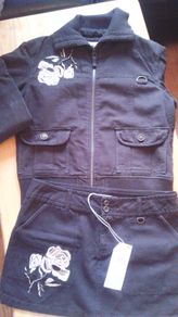 Mini set skirt and jacket