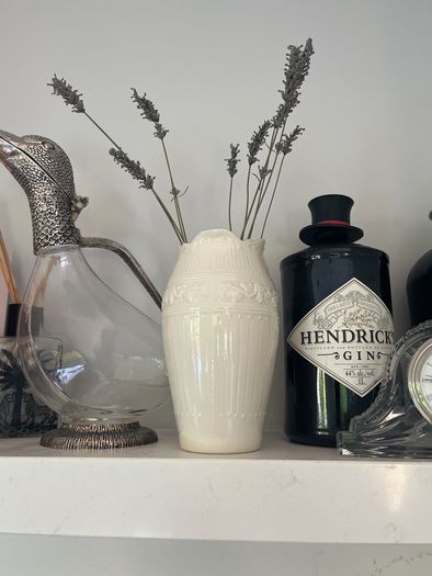 Vintage Belleek Bacchus Vase