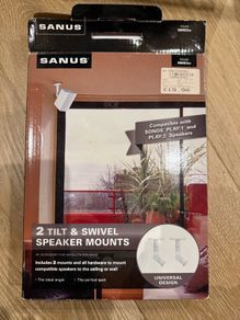 2 tilt & swivel speaker mounts