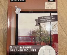 2 tilt & swivel speaker mounts