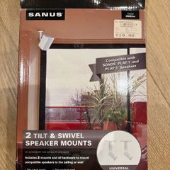 2 tilt & swivel speaker mounts