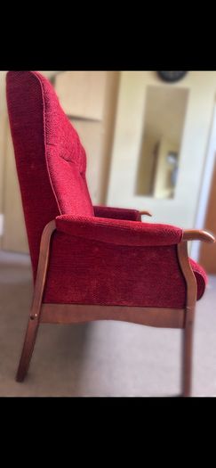Traditional two-seater sofa