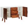 Sideboard 110x35x70 cm Solid Acacia Wood and MDF Image 2