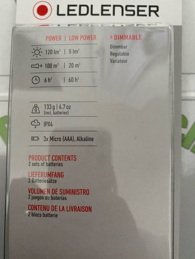 Ledlenser 120 Lumen Head Torch