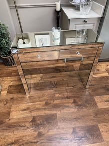 Glass Mirrored Table