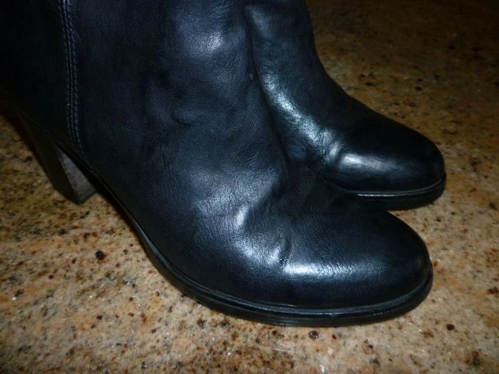 Manas Designer Black Leather boots. Soft All Leather High heel Italian. Uk 6.5 Eu 40. Excellent condition.