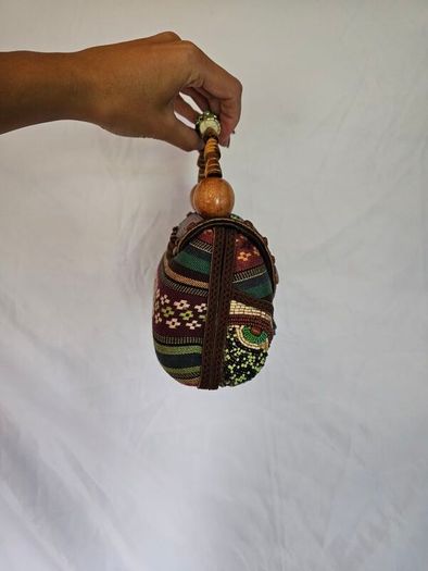 Mary Frances Vintage Designer Beaded Bag With Semi Precious S