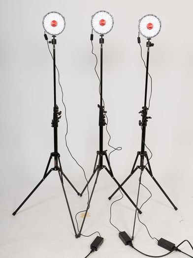 Rotolight NEO II - 3 LIGHT KIT with a hard case and Elinchrom HSS Transmitter