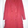 Per Una M&s Long Red Jacket Coat Faux Suede To Touch 14 Medium. Marks & Spencer. Image 2