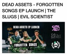 Dead Assets EP Launch 15/08/2026 Cork