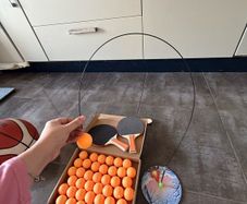 Reaction Training Set with Flexible Target 2 Paddle Bats Complete Set