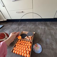 Reaction Training Set with Flexible Target 2 Paddle Bats Complete Set