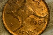 Australia 1964 penny uncirculated lustrous