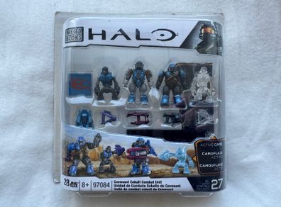 Mega Bloks Halo Covenant Combat Cobalt Unit new  DAMaged Box PLEase look at the pictures