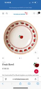 Nicholas Mosse Fruit Bowl Apple