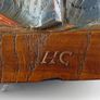 Vintage Hand Carved Madonna and Child Wooden Statue Image 9