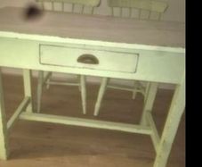 mid century table and chairs