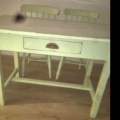 mid century table and chairs