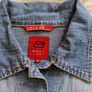 Only denim jeans jacket cotton size 10/12 in good condition see last three photos for exact measurements FREE STANDARD POSTAGE INCLUDED Image 3